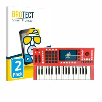 Afbeelding van BROTECT (2 Stuks) Antireflecterende Beschermfolie voor Akai Professional MPC Key 37 Anti Glare Screen Protector, Mat, Ontspiegelend