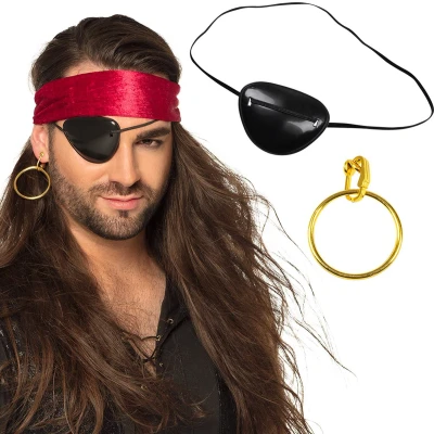 Afbeelding van Boland Set Piraat Kinderen en volwassenen Unisex Piraten