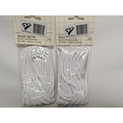 Afbeelding van Rucanor Veters Rond 170 cm Wit Schoenveters VoordeelSet 2 Paar