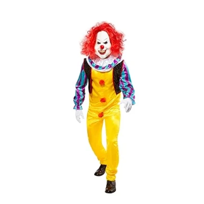 Afbeelding van Rubies Pennywise Kostuum Man Multicolor Maat 56 58 Halloween Verkleedkleding
