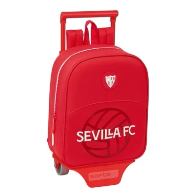 Afbeelding van Schoolrugzak met Wielen Sevilla Fútbol Club Rood 22 x 27 10 cm