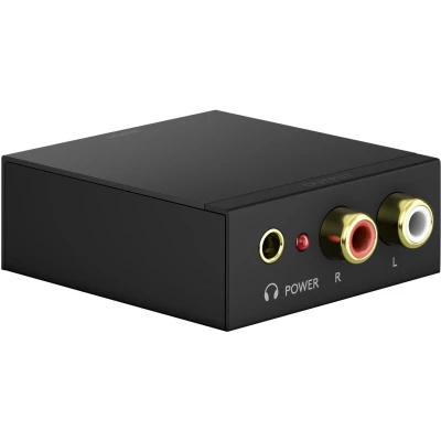 Afbeelding van Goobay digitaal naar analoog converter 192 kHz converteert digitale audiosignalen