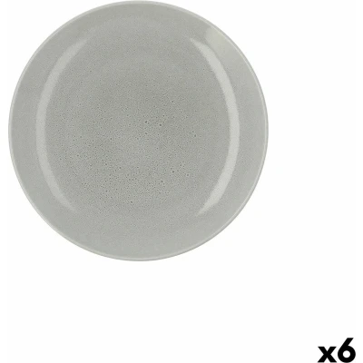 Afbeelding van Eetbord Ariane Porous Groen Keramisch Ø 27 cm (6 Stuks)