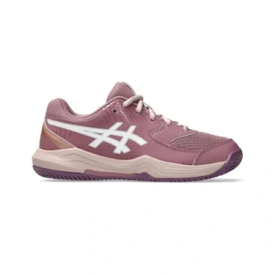 Afbeelding van Asics Geldedicate 8 Unisex Tennisschoenen voor alle ondergronden kinderen, Maat: 39, Purple oxide/white Kunststof/ textiel