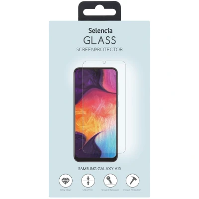 Afbeelding van Screenprotector Samsung Galaxy A10: Selencia Gehard Glas