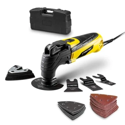 Afbeelding van TROTEC Multitool PMTS 10 230V Uitgebreide set accessoires Snelspansysteem 300W motor Draagtas