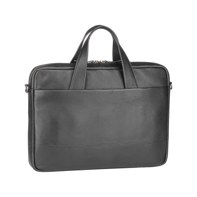 Afbeelding van Leonhard Heyden Hamburg Zipped Briefcase 1 Compartment black