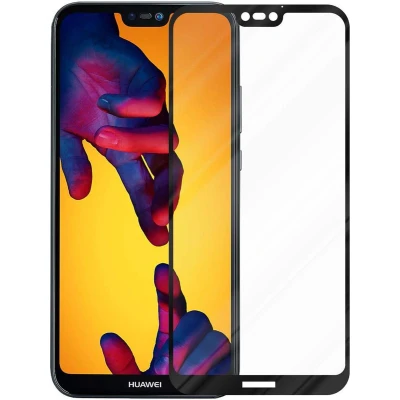 Afbeelding van Cadorabo Volledig scherm pantserfolie geschikt voor Huawei MATE 20 LITE in TRANSPARANT met ZWART Gehard (Tempered) display beschermglas 9H hardheid 3D Touch (RETAIL PACKAGING)