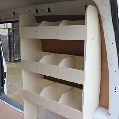 Afbeelding van VANIFY Gemaakt voor de VW CADDY L1 2003+ bedrijfswageninrichting bestelbus stellingkast, passagierszijde bestelwagenrekken