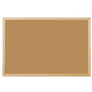 Afbeelding van Kurkbord Met Houten Frame 90 X 60 Cm