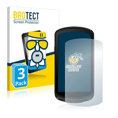 Afbeelding van BROTECT Antireflecterende Glas Screen Protector Mat voor Garmin Edge 1040 Solar (3 Stuks) Schermbeschermer [Beschermglas Folie niet Gehard Glas]