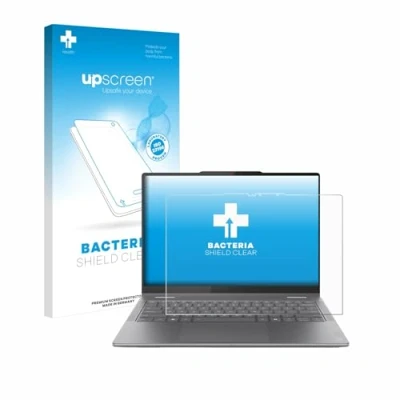 Afbeelding van upscreen Screenprotector voor Lenovo Yoga 7i 2 in 1 Gen 10 14&quot; Folie Beschermfolie transparant antibacterieel