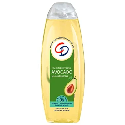 Afbeelding van CD Vochtbad &#039;Avocado&#039;, 1 x 500 ml, veganistisch badaccessoire, verzorgt en hydrateert, met een zachte, frisse geur, zeepvrije lichaamsverzorging