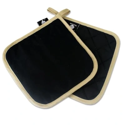 Afbeelding van Pannenlap Fire Stone, zwart, 18 x cm, 2 delig, PSA categorie II hittebestendig tot 250 C, getest en gecertificeerd product