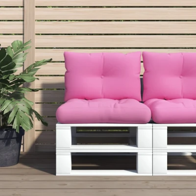 Afbeelding van Palletkussens 2 st oxford stof roze