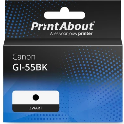 Afbeelding van Huismerk Canon GI 55BK Inktcartridge Zwart
