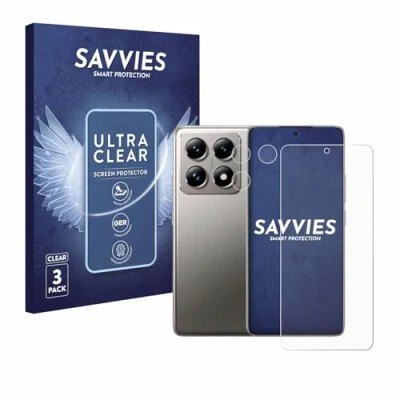 Afbeelding van Savvies (6 Stuks) Schermbeschermer voor Xiaomi 14T (Voor+Camera) Screen Protector Ultra Transparant
