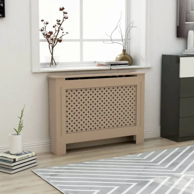 Afbeelding van Radiatorombouw 112x19x81 cm MDF