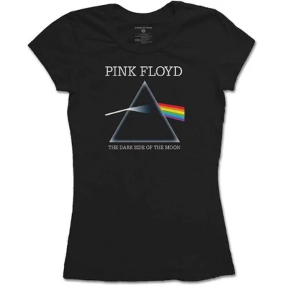 Afbeelding van Pink Floyd Dark Side Of The Moon Dames T shirt XL Zwart