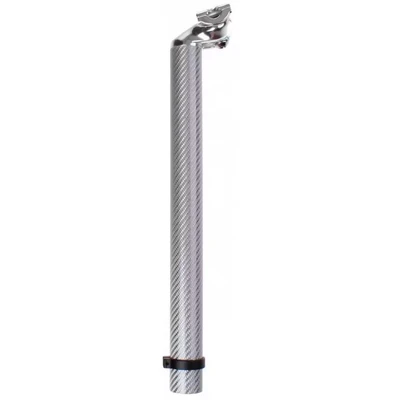Afbeelding van Zadelpen ATB/race 80% fiber 20% Carbon 27.2 zilver