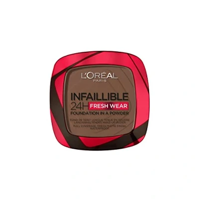 Afbeelding van 1+1 gratis: L&#039;Oréal Infaillible 24H Fresh Wear Foundation Poeder 390 Ebene