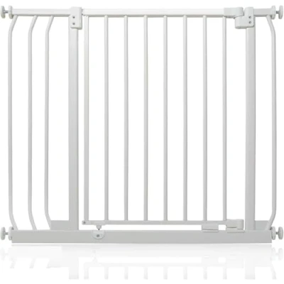 Afbeelding van Safetots Elite Veiligheidshekje Assortiment, 80cm 89cm (72 opties beschikbaar), Mat Wit, Drukbevestiging Traphekje, Babyhekje voor Deuren, Gangen en Ruimtes, Veiligheidsbarrière, Eenvoudige Installatie