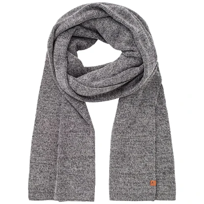 Afbeelding van camel active Gladde gebreide sjaal voor heren, grijs, One Size