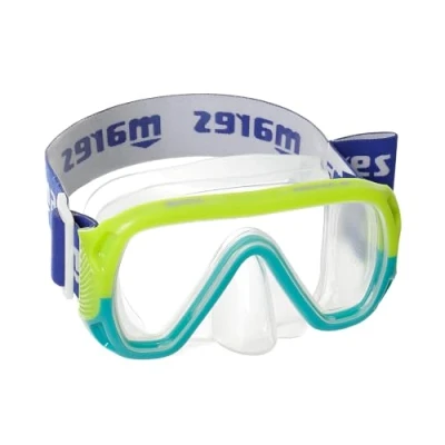Afbeelding van Mares Aquazone Keewee Jr Snorkelmasker voor jongens en kinderen, uniseks, limoen/munt