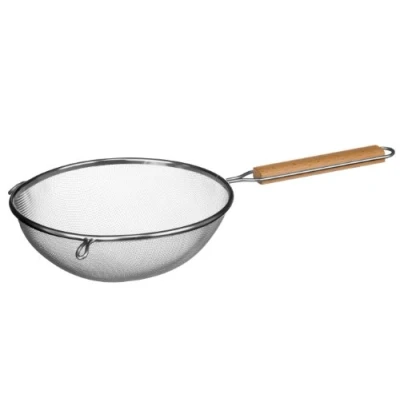 Afbeelding van Premier Housewares Zeef met houten handvat, roestvrij staal, 24,5 cm, naturel