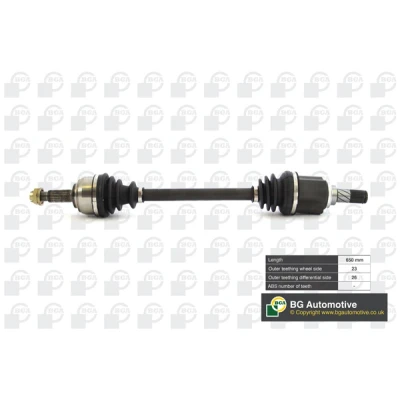 Afbeelding van Aandrijfas BGA DS6310L