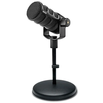 Afbeelding van Rode Podmic USB XLR Podcast sprekermicrofoon + keepdrum MS032 tafelstatief