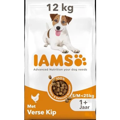 Afbeelding van Iams Dog Adult Small Medium Kip 12 kg