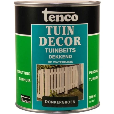 Afbeelding van Tenco Tuindecor Dekkend 1 ltr donkergroen Buiten onderhoud