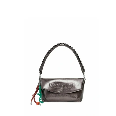 Afbeelding van Desigual Medium FLAP WITH 3D LOGO Handtas, Dames, Maat: One Size, Material finishes