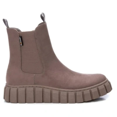 Afbeelding van Refresh 170249, modieuze dameslaarzen, taupe, maat 37