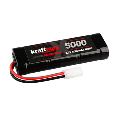 Afbeelding van Kraftmax Accu Racing Pack met Tamiya stekker (7.2V, NiMH, 5000mAh)