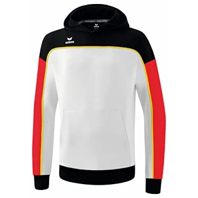 Afbeelding van erima CHANGE by sweatshirt met capuchon wit/zwart/rood