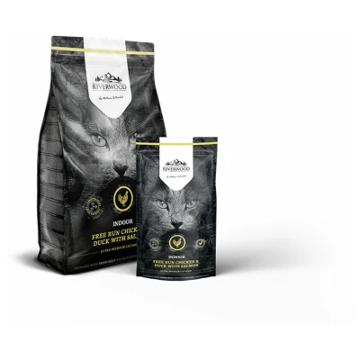 Afbeelding van Riverwood Cat Indoor Kip&amp;Eend Kattenvoer 2 kg