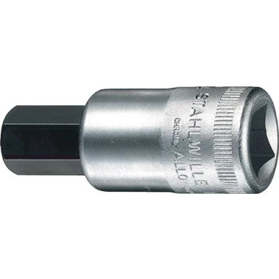 Afbeelding van Stahlwille Dopsleutelbit 1/2 inch binnen 6 kant sleutelwijdte 8 mm lengte 60 1 stuk 03050008