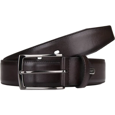 Afbeelding van LLOYD Leren Riem Thin Leather Belt W115 Dark Brown Bruine