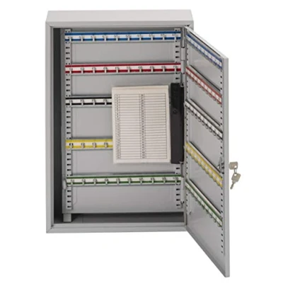 Afbeelding van Sterling KC150H Enkele deur sleutelkast met 150 haken, grijs