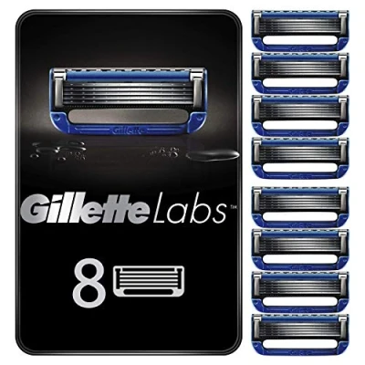Afbeelding van GilletteLabs Heated Razor Blades Scheermesjes Mannen 8 Stuks