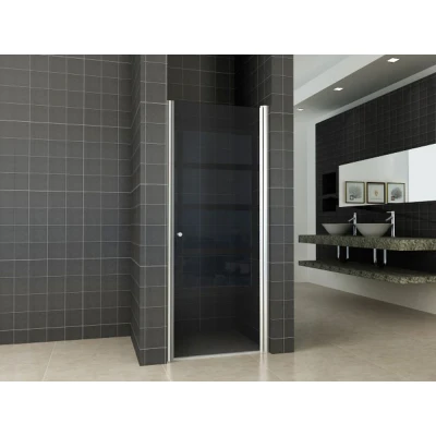 Afbeelding van Wiesbaden nisdeur met profiel 800x2000 8mm NANO rookglas