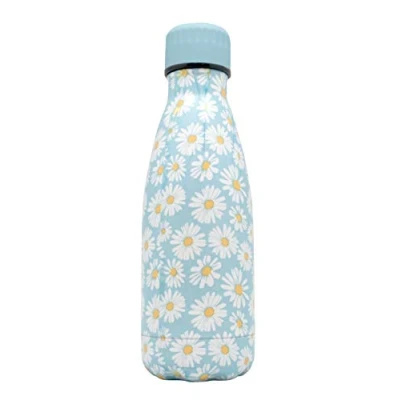 Afbeelding van Nerthus FIH 762 Dubbelwandige thermosfles voor koud en warm, jungle design, 18/8 roestvrij staal, BPA vrij, meerkleurig, 350 ml