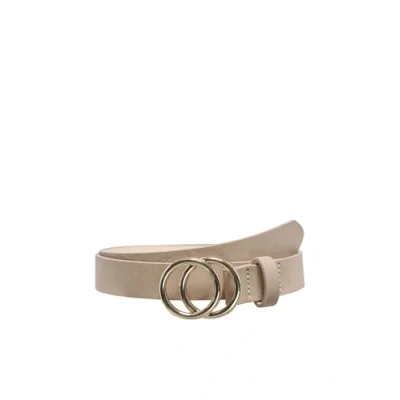 Afbeelding van Only Dames Onlrasmi Faux Leather Jeans Belt Noos, silver mink, Numeric_80, numeric_80