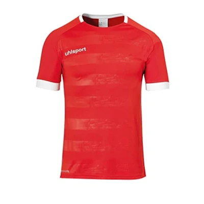 Afbeelding van Uhlsport Division 2.0 Shirt Korte Mouw Kinderen Rood / Wit Maat: 128