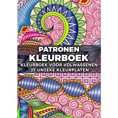 Afbeelding van Patronen Kleurboek voor Volwassenen 25 Unieke Kleurplaten