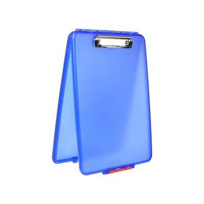 Afbeelding van Seco klembord Slimline A4 blauw met opbergvak SE SC1517 BE