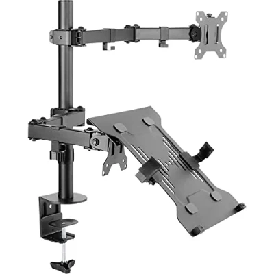 Afbeelding van SpeaKa Professional SP MM 302 Monitorbeugel 2 voudig 33,0 cm (13) 81,3 (32) Zwart Kantelbaar en zwenkbaar, In hoog