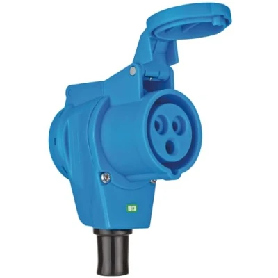 Afbeelding van CEE contrastekker Brennenstuhl (16A, 230V, IP44, Schuko en CEE, Haaks)